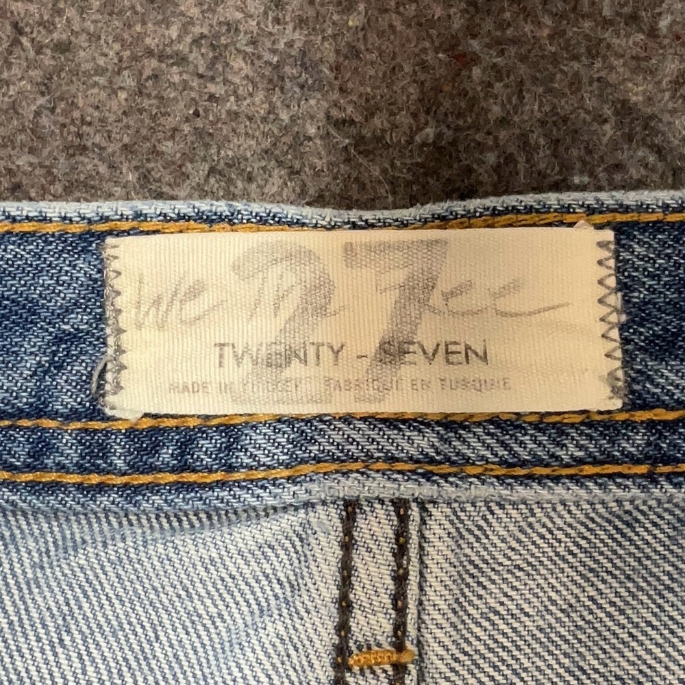 Free People: We The Free ‘Maggie’ California Straight frayed l Jean. Women’s 27. - Picture 7 of 7